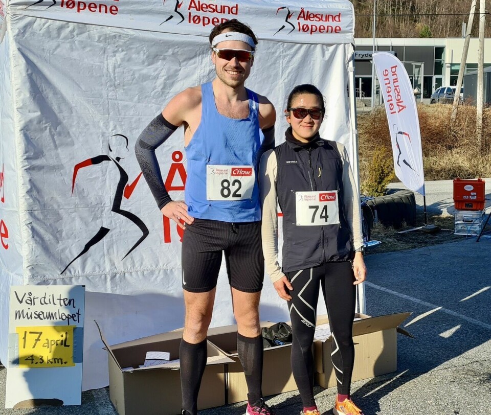 Live Solheimdal satte ny løyperekord på 5 km i Ålesund 10km_vinnerne