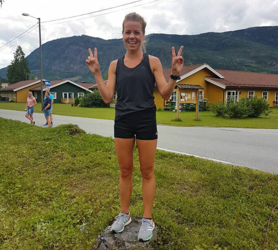 Norges Raskeste 5 km forsvarte navnet Ida_Bergsloekken_vinner_kvinner_640.jpg
