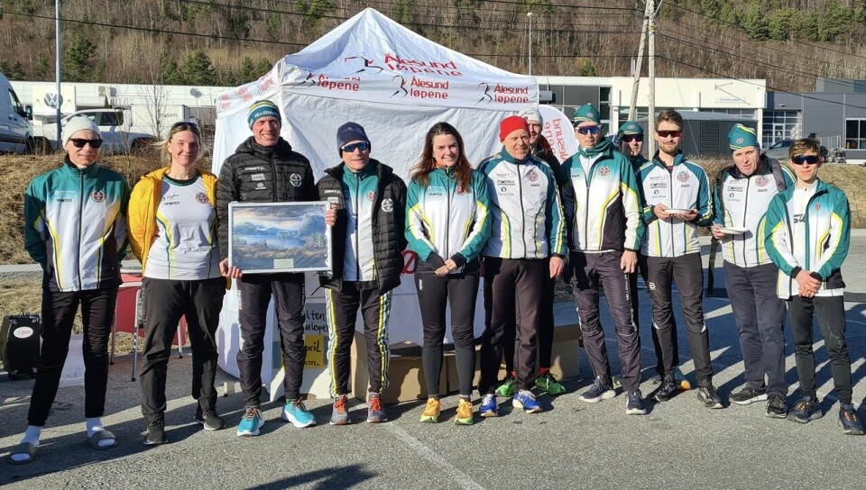 Live Solheimdal satte ny løyperekord på 5 km i Ålesund Velledalen_hedret