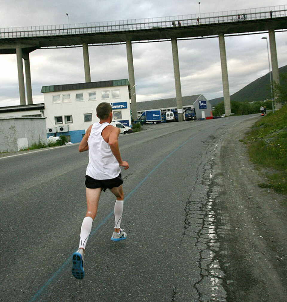 Marthe K. Myhre løp på 2.45.13 i Tromsø