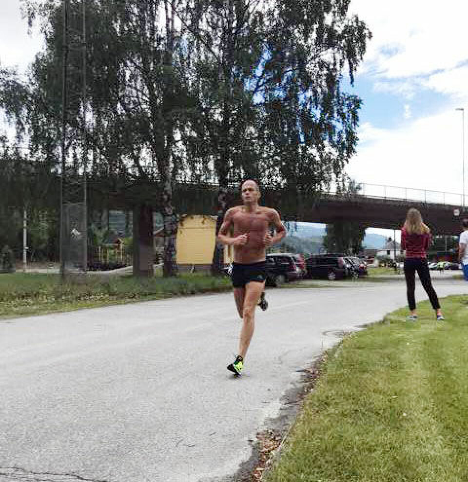 Norges Raskeste 5 km forsvarte navnet Robert_Hansen_vinner4044.jpg