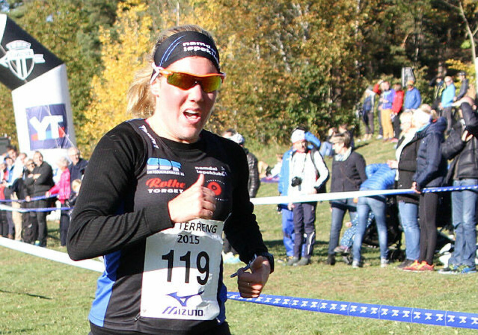 Maria Wågan, som sist helg vant NM terrengløp, løp nå en kontrollmålt 5 km på 17.04. (Arkivfoto: Runar Gilberg) Maria Wågan, som sist helg vant NM terrengløp, løp nå en kontrollmålt 5 km på 17.04. (Arkivfoto: Runar Gilberg)