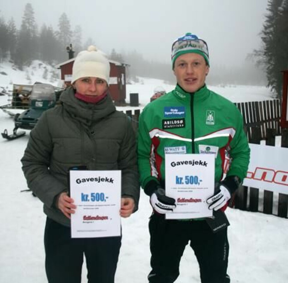 Steffen Paulsen og Lin Sætre best igjen