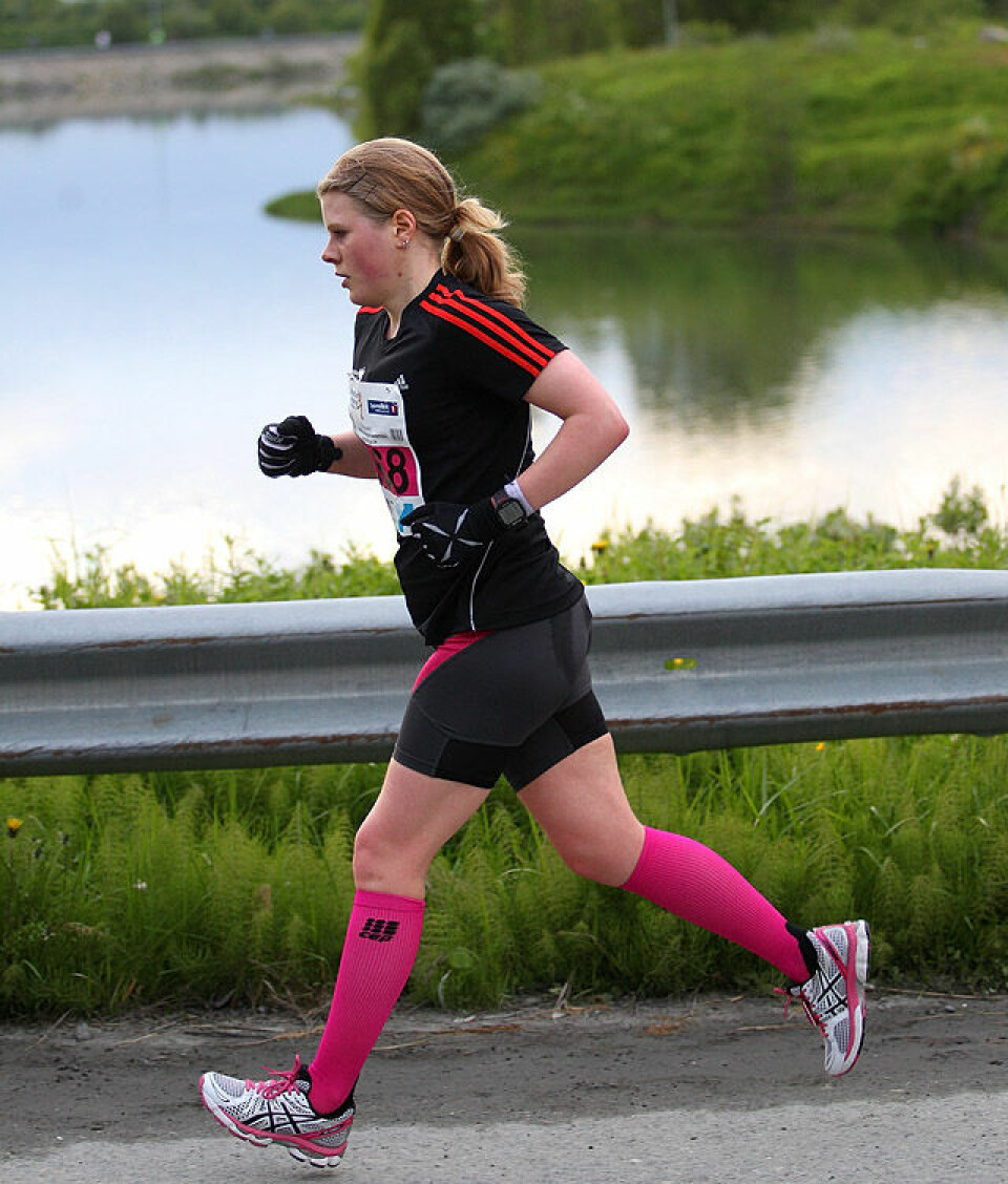 Marthe K. Myhre løp på 2.45.13 i Tromsø