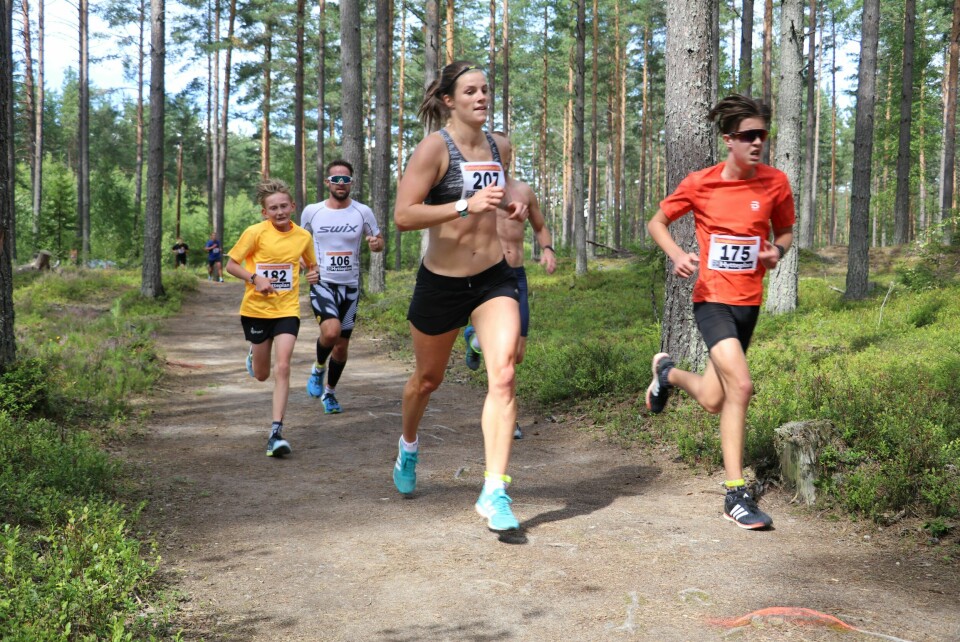 Okubamichael Fissehatsion og Julie Larsen vant Hytteplantesten Ingeborg_Dahl.JPG