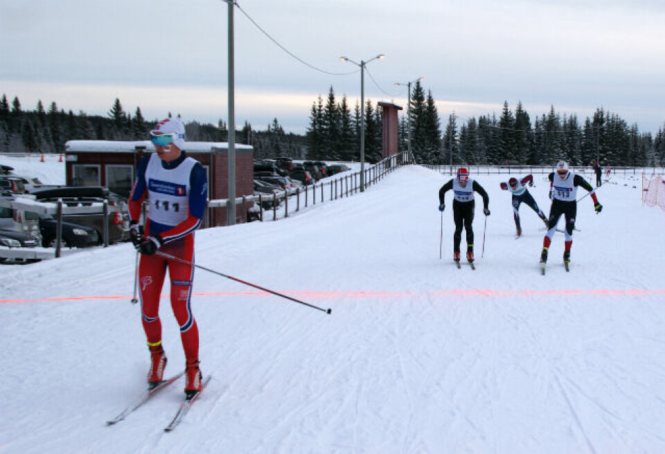 Tour-finale med jaktstart i fristil på Budor MS_spurt