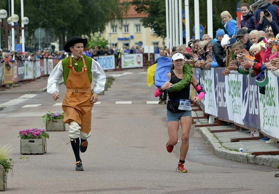 Jonas Buud vant Ultravasan, Gloria Vinstedt vant 45 km Holly_Rush_vinner_90km_640.jpg