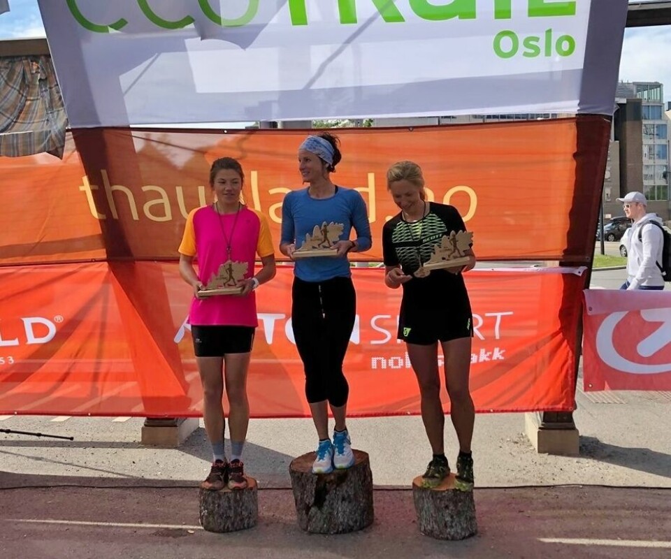 Stine Holager og Ola Skatvedt vant 80 km i rekordstort Ecotrail Oslo Kvinner.jpg