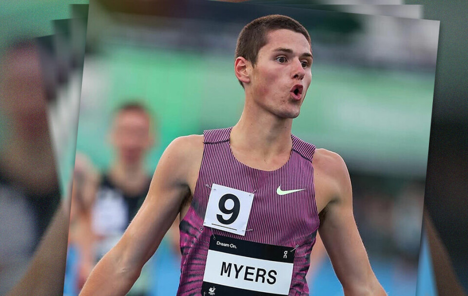 18 år gamle Cameron Myers satte U20-verdensrekord på 1 mile innendørs under et stevne i New York 25. januar. (Foto: Athletics Australia) 18 år gamle Cameron Myers satte U20-verdensrekord på 1 mile innendørs under et stevne i New York 25. januar. (Foto: Athletics Australia)