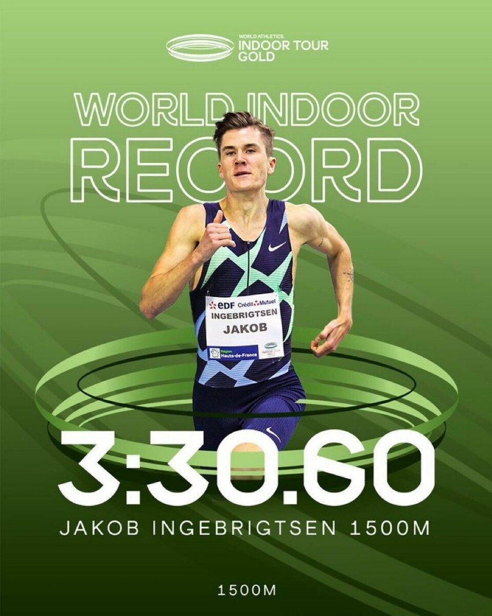Ferdinand Kvan Edman og Jakob Ingebrigtsen løper 1500 m i Lievin i kveld Jakob Ingebrigtsen foto Hauts-de-France Pas-de-Calais.jpg
