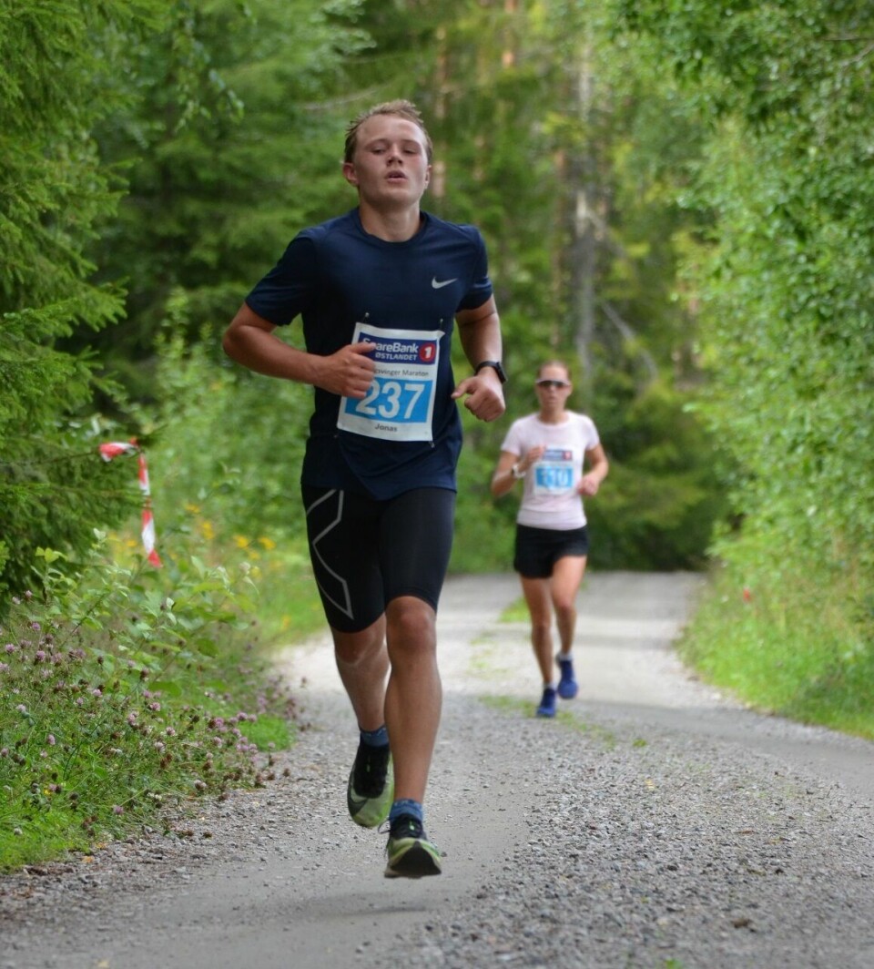 Sterke maratonjenter i 30-årsjubileet for Kongsvinger Maraton Jonas Galåen.jpg