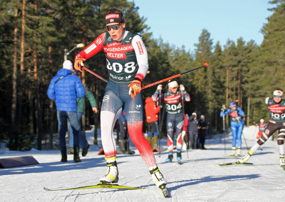 Vinner av klasse 19-20 år: Anna Heggen, Svea Skilag. Vinner av klasse 19-20 år: Anna Heggen, Svea Skilag.