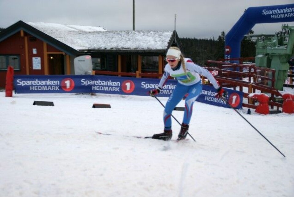Mari Robøle Lien på veg til sin 3. strake tour-seier på Budor mandag. (Foto: Stein Arne Negård) Mari Robøle Lien på veg til sin 3. strake tour-seier på Budor mandag. (Foto: Stein Arne Negård)