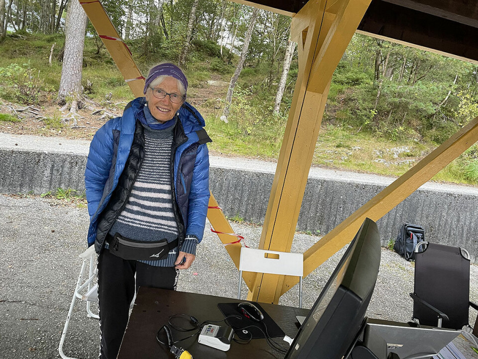 170 deltakere da Bedriftsidretten Vestland hadde sesongens nest siste o-løp IMG_9017.jpg