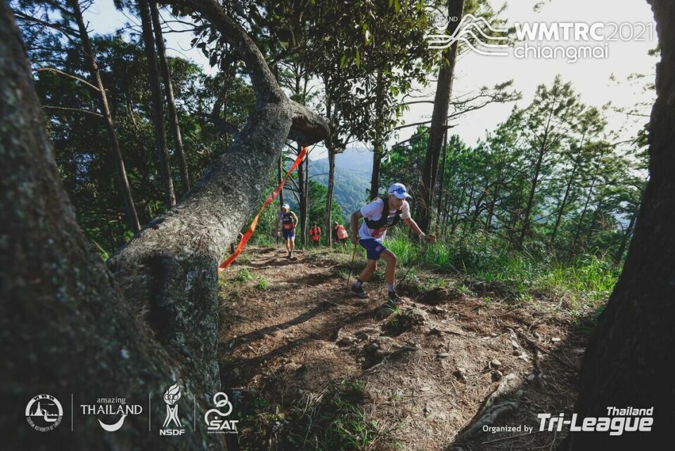 I dag starter World Mountain and Trail Running Championships Sebastian Krogvig, en av ni norske løpere i VM, underveis i løpet. (Arrangørfoto)