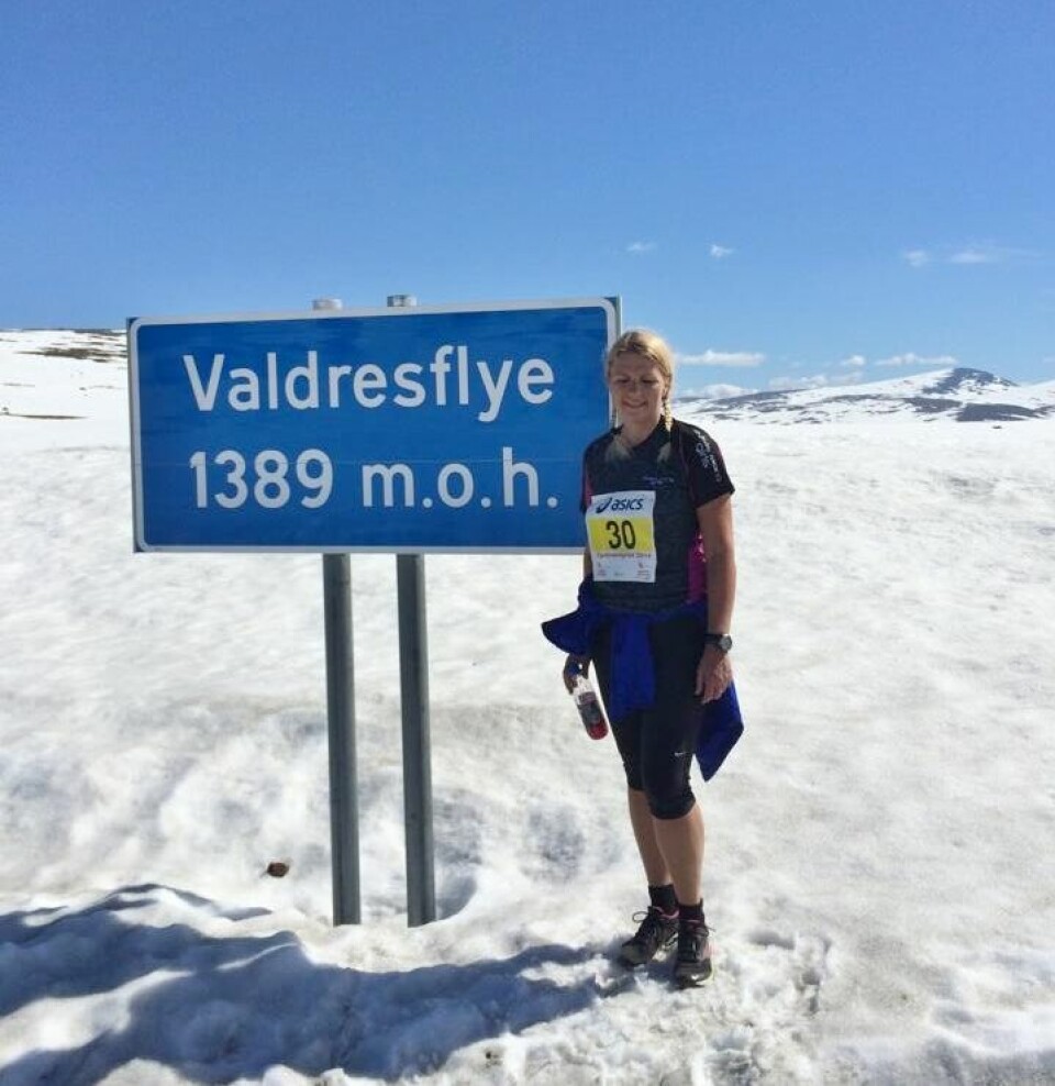 Dette er nabokjerringene i Røykås Racing Girls Fjellmaraton 2014 Hege.JPG
