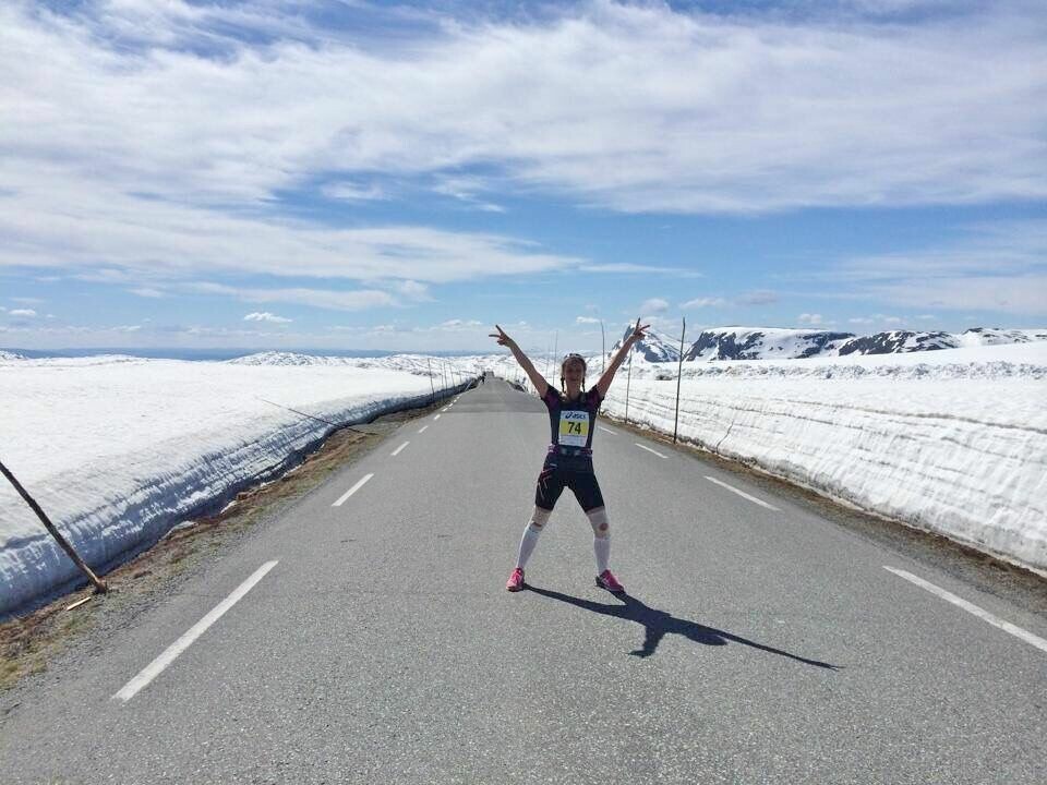 Dette er nabokjerringene i Røykås Racing Girls Fjellmaraton 2014 Beate.JPG