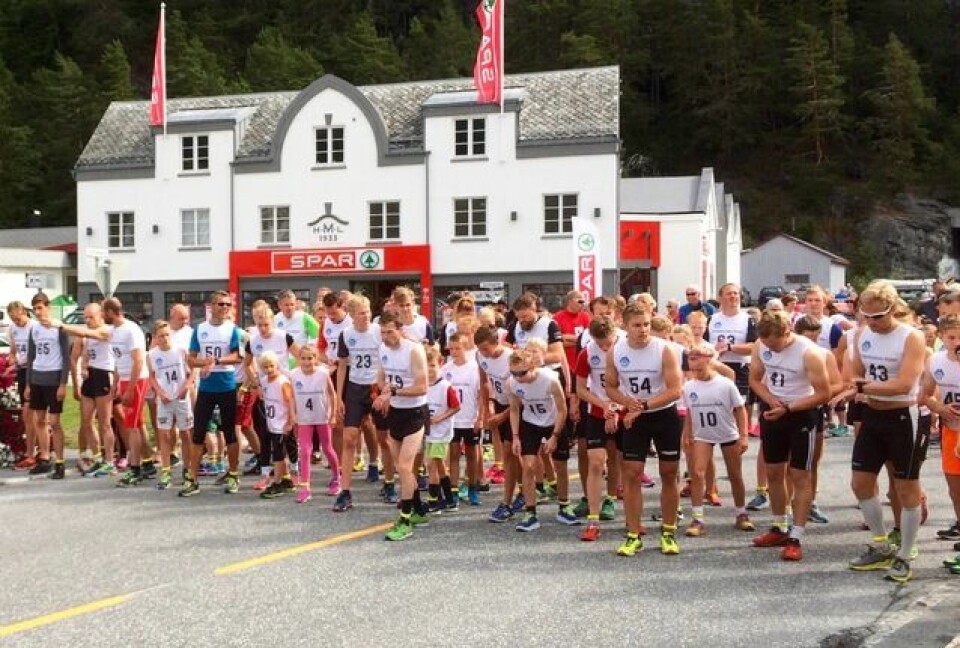 Løpere fra Valldal IL dominerte og imponerte i Jordbærdilten 2016. Foto: arrangør Løpere fra Valldal IL dominerte og imponerte i Jordbærdilten 2016. Foto: arrangør