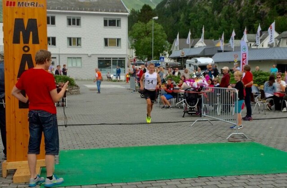 Iver Matias Linge Glomnes vant Jordbærdilten i Valldal Vinneren:Iver_Matias_Linge_Glomnes