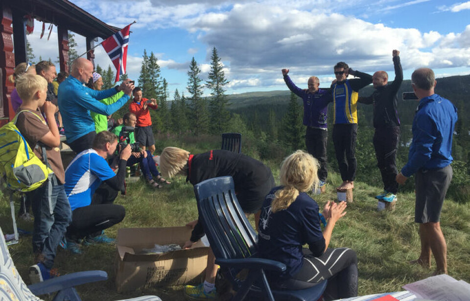 Ultraløping i Blefjell med vikeplikt for reinsdyr Bjørnar_premieutdeling.jpg