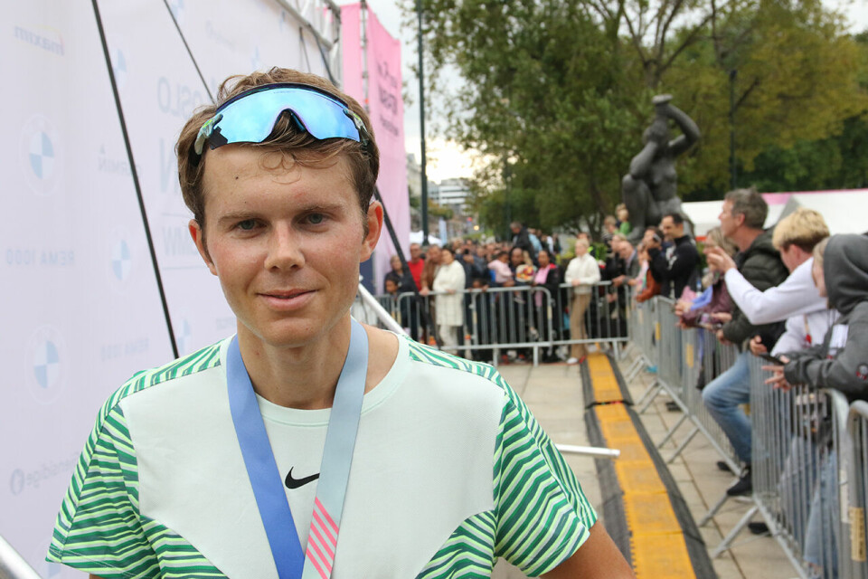 Tage Morken Augustson og Kristin Waaktaar Opland ble norgesmestere på maraton stian-christoffersen.JPG