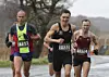 Bjørn Ivar Nilsen (til høyre) vant 40-årsklassen i Trafford 10k med 31.28. (Foto: Run North West)