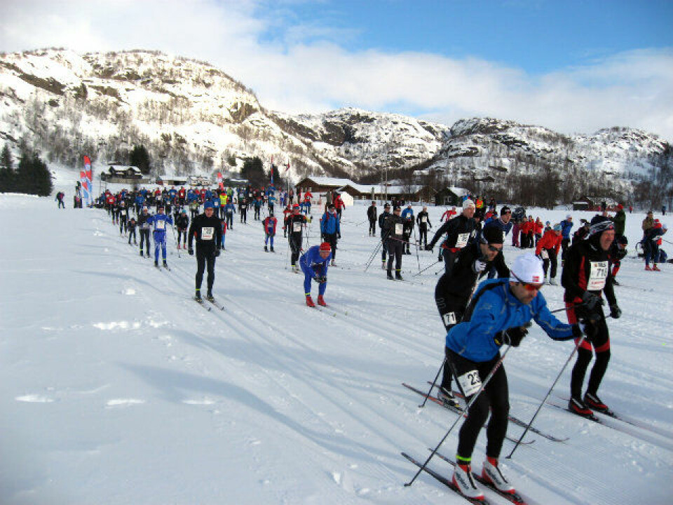 En flott dag for Sirdal Skimaraton