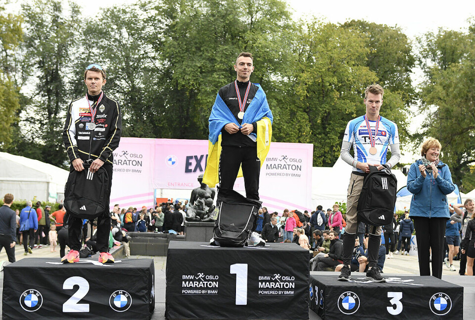 Tage Morken Augustson og Kristin Waaktaar Opland ble norgesmestere på maraton menn-seierspall_50D8555.jpg