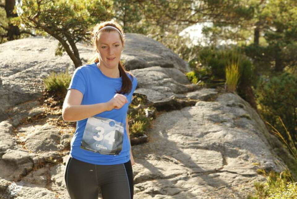 Mari Mauland og Tom E Halvorsen vant Preikestolen maraton Lillian_Pedersen.jpg