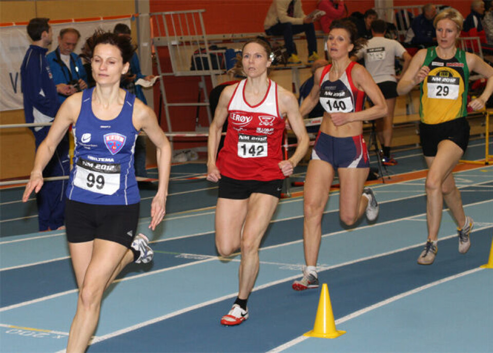 Gode tider på 800 m i veteran-NM