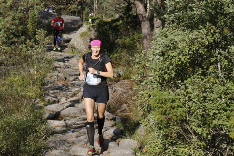 Mari Mauland og Tom E Halvorsen vant Preikestolen maraton Gro_Anita_Imsland.jpg