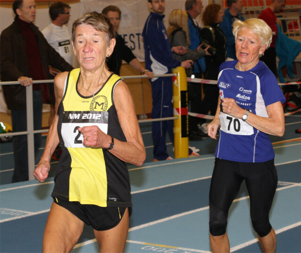 Gode tider på 800 m i veteran-NM