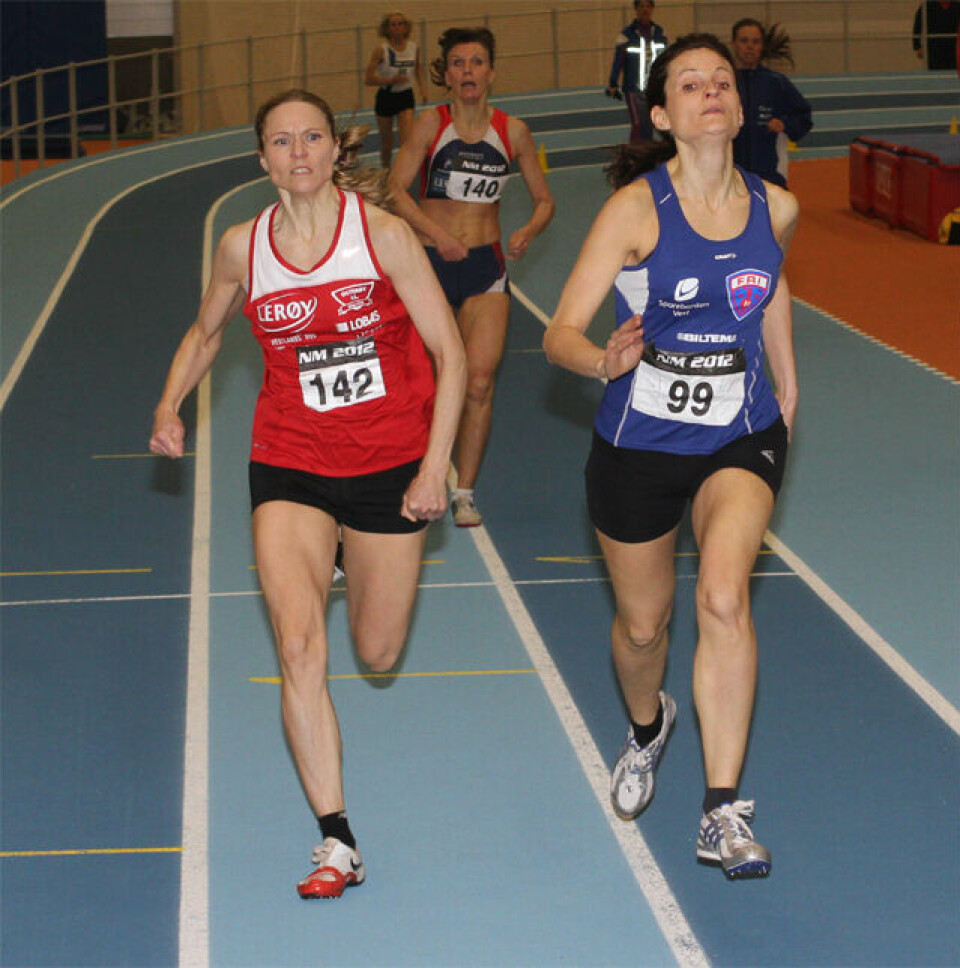 Gode tider på 800 m i veteran-NM