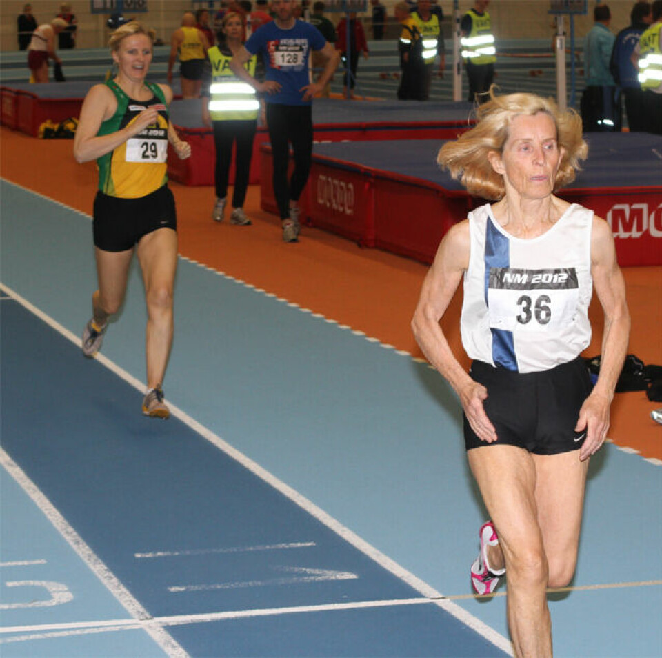 Gode tider på 800 m i veteran-NM