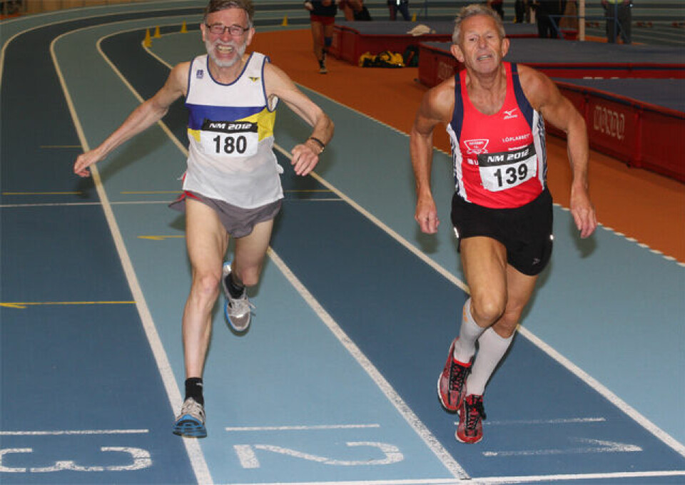 Gode tider på 800 m i veteran-NM