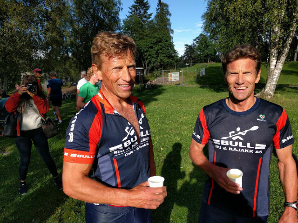 Knut og Andreas Engebretsen tok dobbeltseier på Sognsvann Rundt Medsols onsdag kveld. Knut og Andreas Engebretsen tok dobbeltseier på Sognsvann Rundt Medsols onsdag kveld.