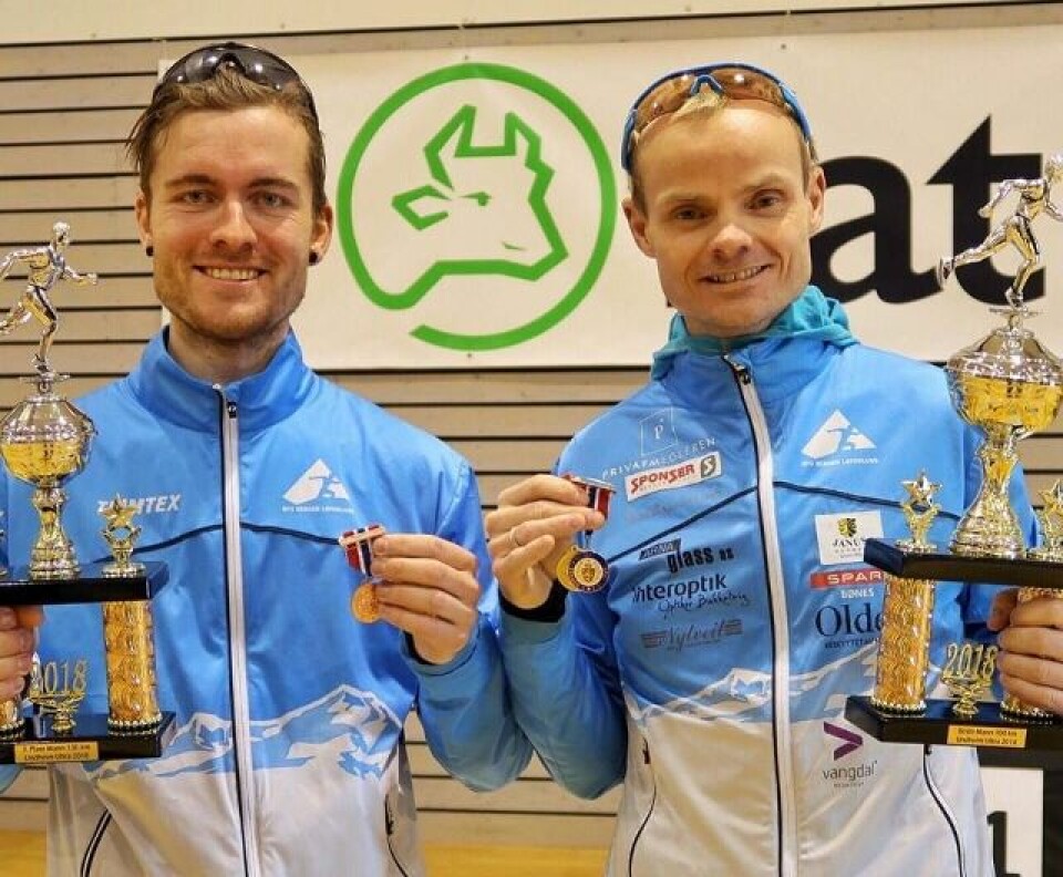 Bjørn Tore Taranger og Therese Falk vant NM 100 km Stian_Andersen_Bjørn_Tore_Taranger (640x528).jpg