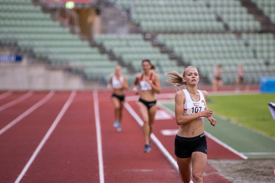 Fartsholder Sigrid Jervell Våg vant 5000 m på ny pers Heat9-KS A_SC_5023.jpg