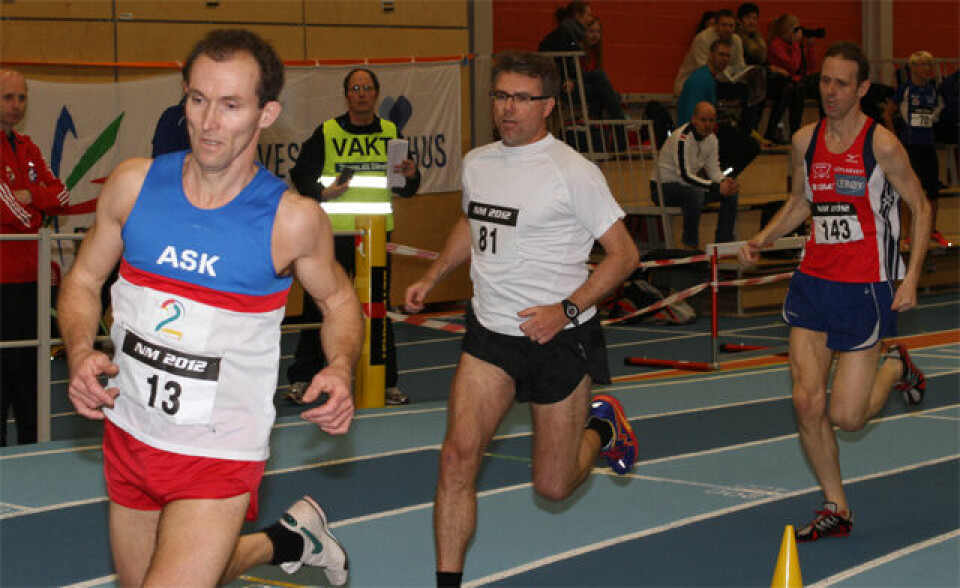 Gode tider på 800 m i veteran-NM