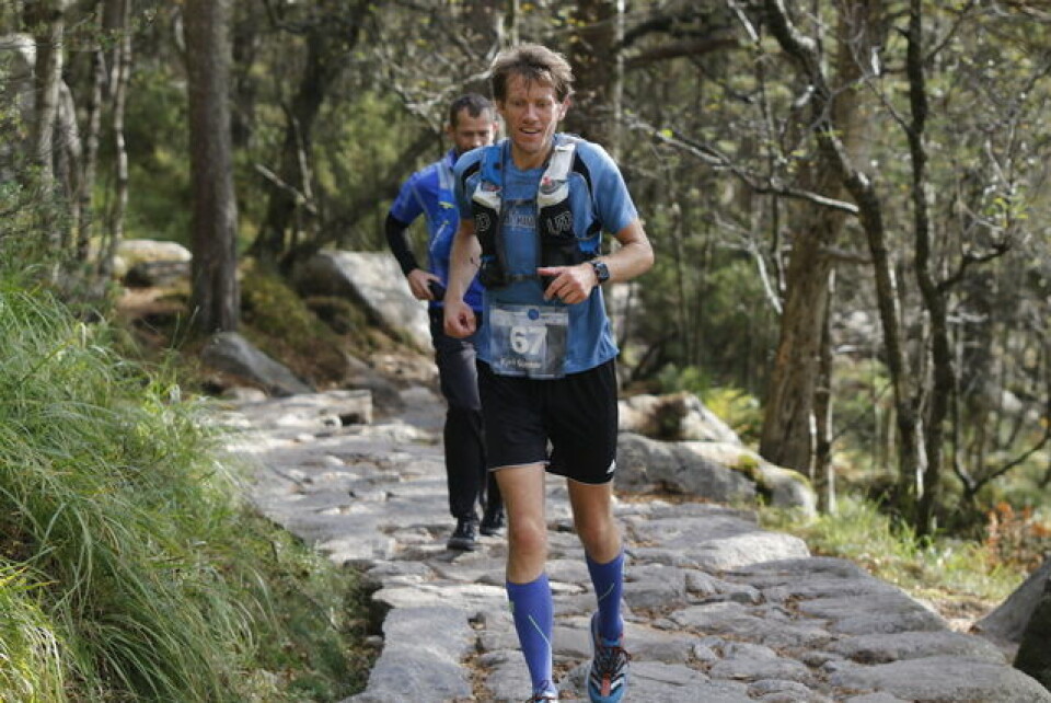 Mari Mauland og Tom E Halvorsen vant Preikestolen maraton Kjell_Gunnar_Gjerdal.jpg