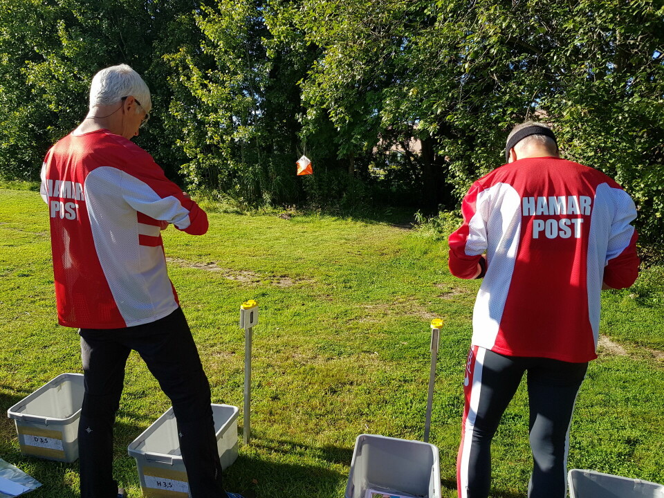 Sprint o-løp på Norsk skogmuseum Hamar post på postjakt.jpg