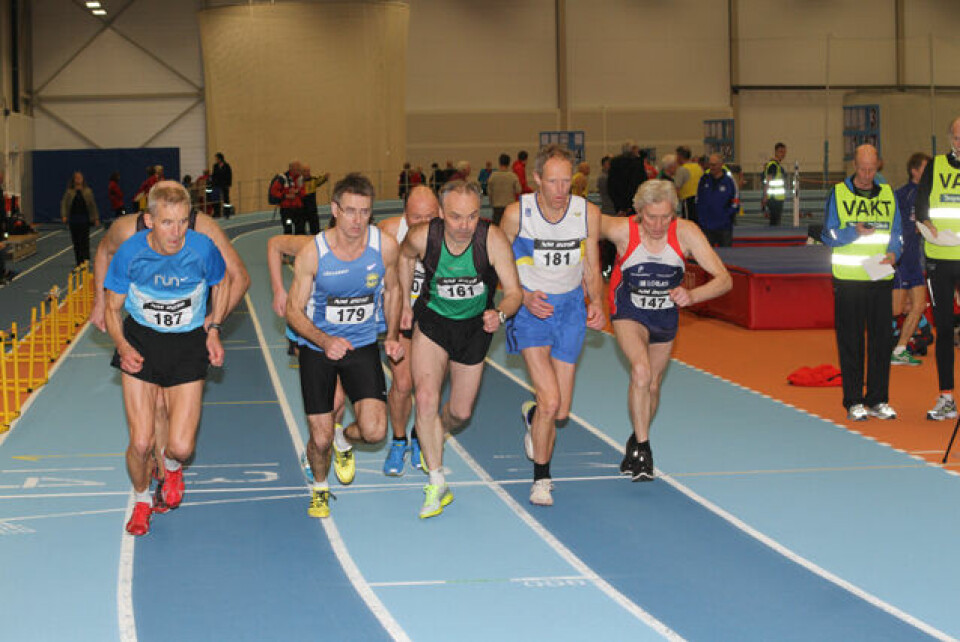Gode tider på 800 m i veteran-NM