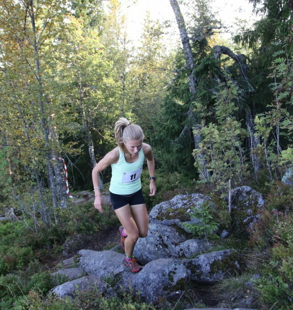 Petter Reistad og Merete Weng raskest i Opp Kantebakk Julie Meinicke