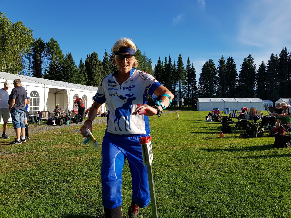 Sprint o-løp på Norsk skogmuseum Wenche Bjørnstad målstempler.jpg