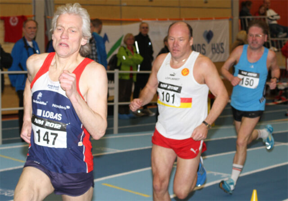 Gode tider på 800 m i veteran-NM