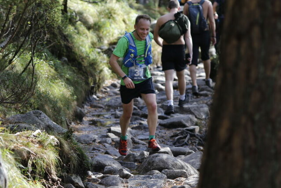 Mari Mauland og Tom E Halvorsen vant Preikestolen maraton Jan_Henrik_Nylund.jpg