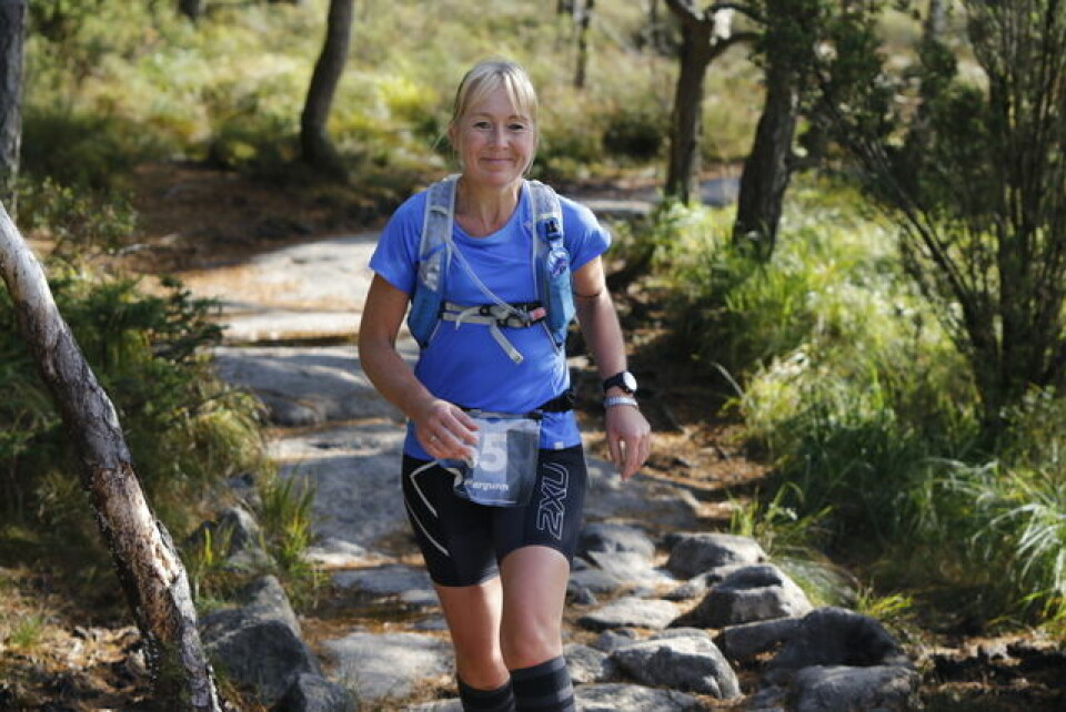 Mari Mauland og Tom E Halvorsen vant Preikestolen maraton Liv_Margunn_Hoeines.jpg