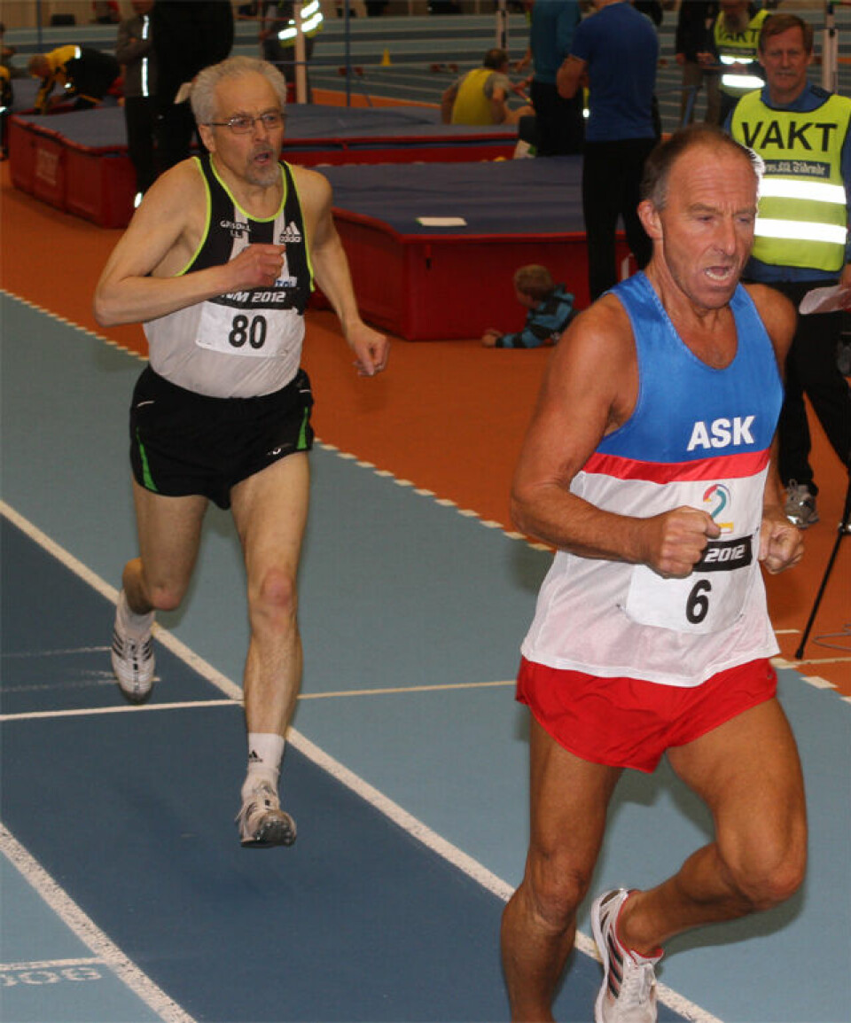 Gode tider på 800 m i veteran-NM