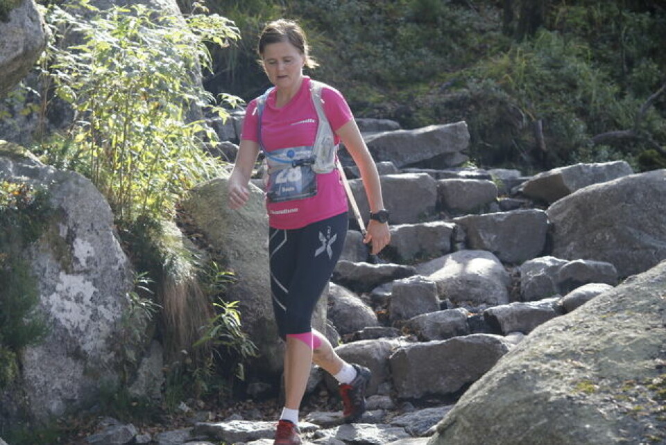 Mari Mauland og Tom E Halvorsen vant Preikestolen maraton Beate_Jaasund.jpg