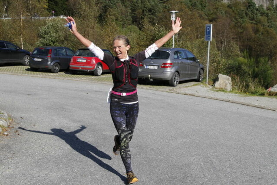 Mari Mauland og Tom E Halvorsen vant Preikestolen maraton Liv_B_Jegteberg_Lystad.jpg